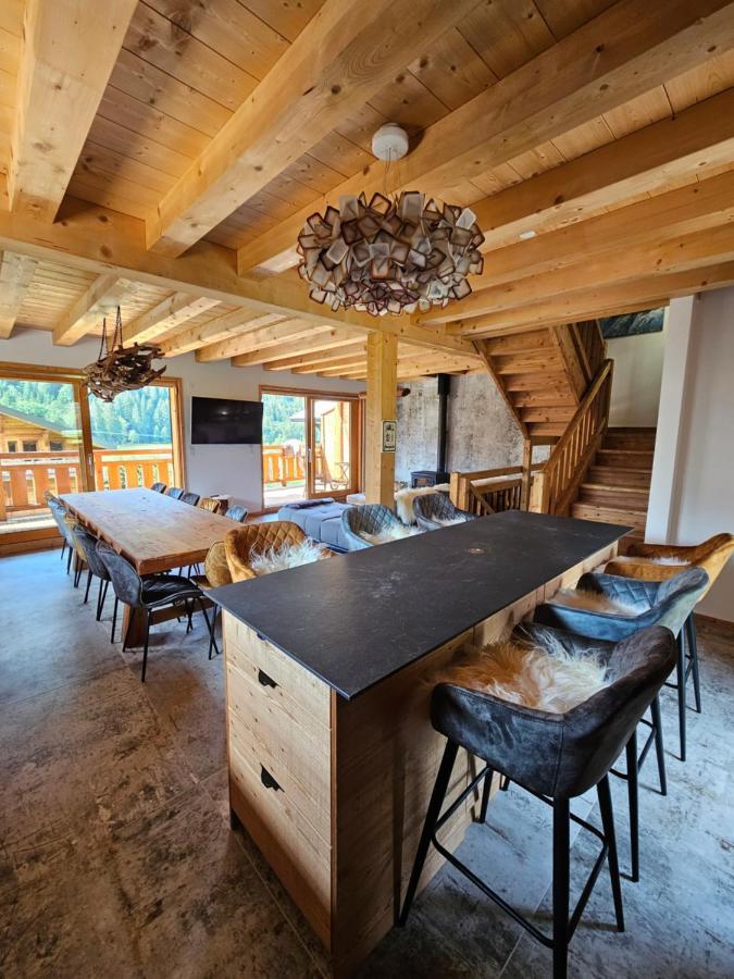 Demi-Chalet Vadel La Panthiaz 15 Pers 5 Chambres Abondance Exterior foto