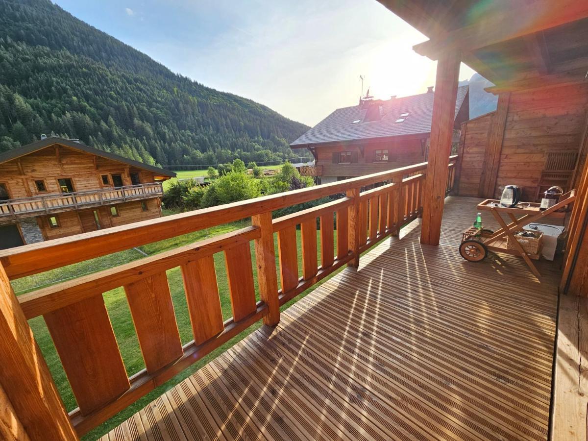 Demi-Chalet Vadel La Panthiaz 15 Pers 5 Chambres Abondance Exterior foto